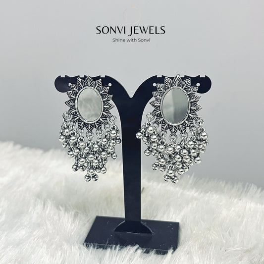 Tara Sunburst Mirror Earrings